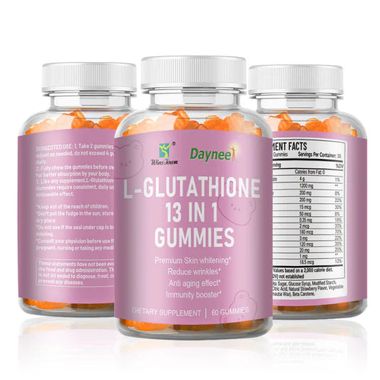 Gummies blanchissantes avec Glutathione et collagène