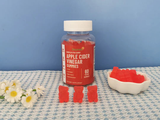 Apple Cider Vinegar Gummies (500mg) | complément alimentaire Detox, perte de poids, Cholesterol, et gain d'énergie