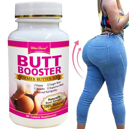 Tablette grossissement des fesses Butt Booster | Supplément à base de plantes naturelles, l'amélioration et l'élargissement de la hanche