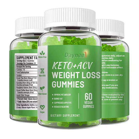 Keto + ACV Gummies pour perte de poids | complément alimentaire pour le controle du poids, métabolisme et sa concentration