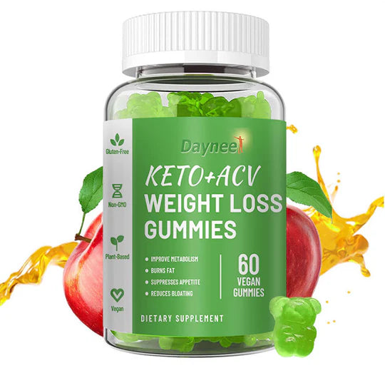 Keto + ACV Gummies pour perte de poids | complément alimentaire pour le controle du poids, métabolisme et sa concentration