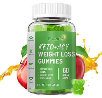 Keto + ACV Gummies pour perte de poids | complément alimentaire pour le controle du poids, métabolisme et sa concentration